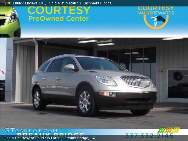 2008 Buick Enclave CXL in Gold Mist Metallic