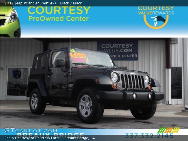 2012 Jeep Wrangler Sport 4x4 in Black
