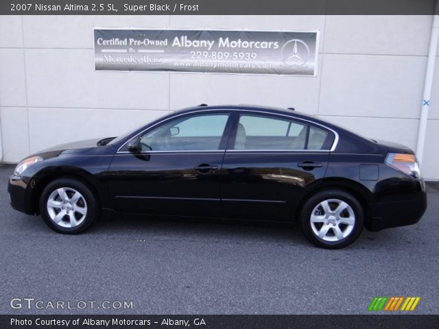 2007 Nissan Altima 2.5 SL in Super Black