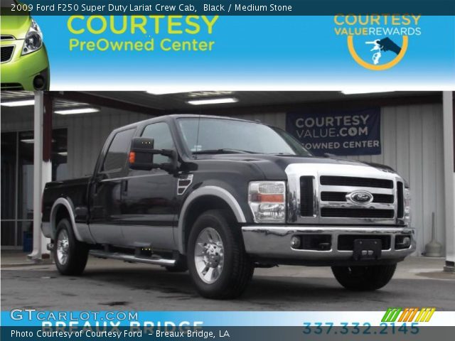2009 Ford F250 Super Duty Lariat Crew Cab in Black