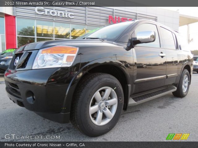 2012 Nissan Armada SV in Galaxy Black