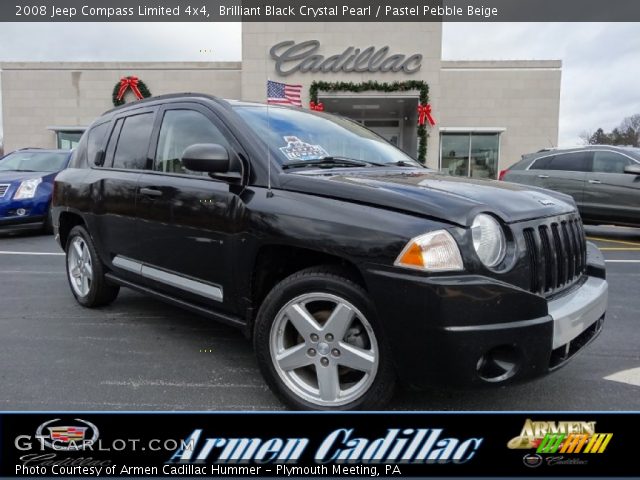 2008 Jeep Compass Limited 4x4 in Brilliant Black Crystal Pearl