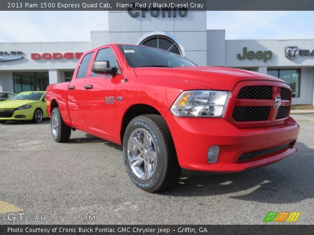 2013 Ram 1500 Express Quad Cab in Flame Red