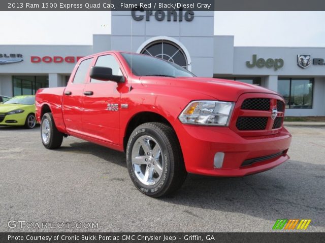 2013 Ram 1500 Express Quad Cab in Flame Red