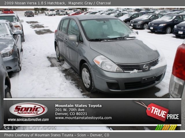 2009 Nissan Versa 1.8 S Hatchback in Magnetic Gray