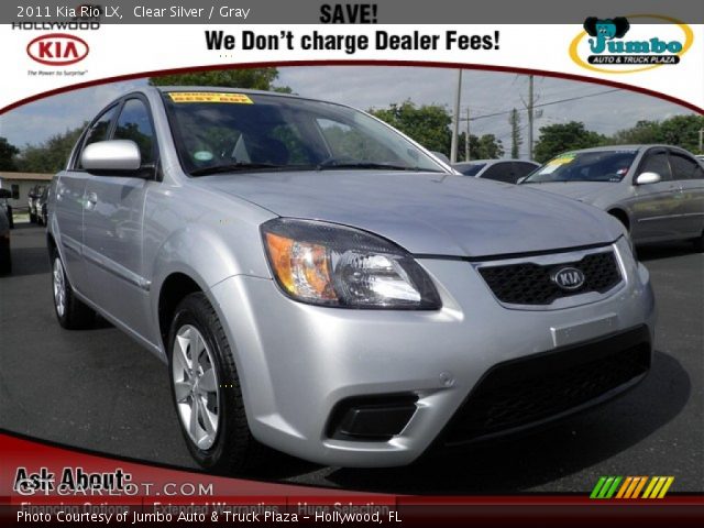 2011 Kia Rio LX in Clear Silver