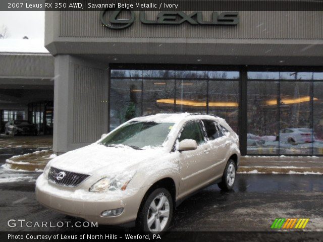 2007 Lexus RX 350 AWD in Savannah Beige Metallic