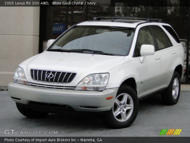 2003 Lexus RX 300 AWD in White Gold Crystal