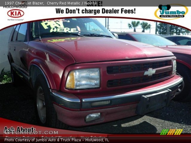 1997 Chevrolet Blazer  in Cherry Red Metallic