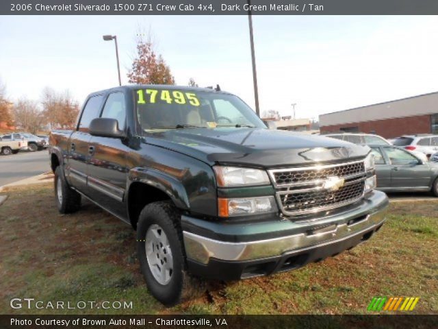2006 Chevrolet Silverado 1500 Z71 Crew Cab 4x4 in Dark Green Metallic