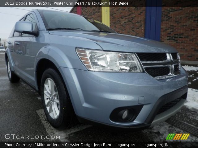 2013 Dodge Journey SXT in Winter Chill Pearl