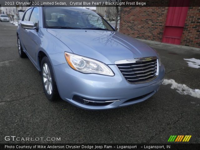 2013 Chrysler 200 Limited Sedan in Crystal Blue Pearl