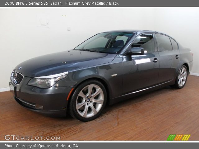 Platinum grey bmw 5 series