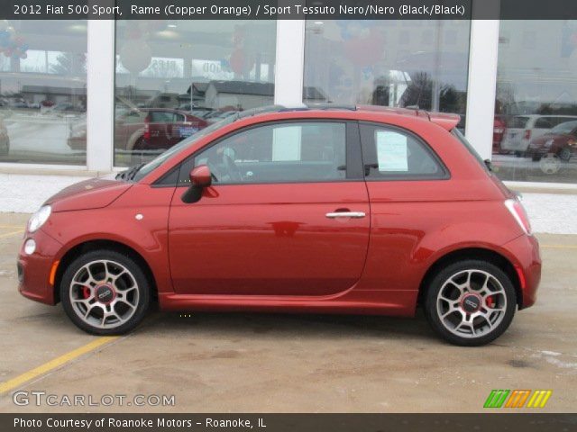 2012 Fiat 500 Sport in Rame (Copper Orange)