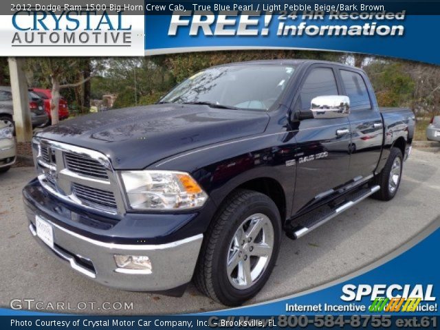 2012 Dodge Ram 1500 Big Horn Crew Cab in True Blue Pearl