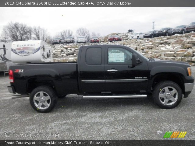 2013 GMC Sierra 2500HD SLE Extended Cab 4x4 in Onyx Black