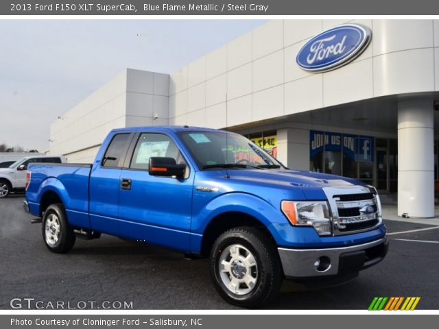 2013 Ford F150 XLT SuperCab in Blue Flame Metallic