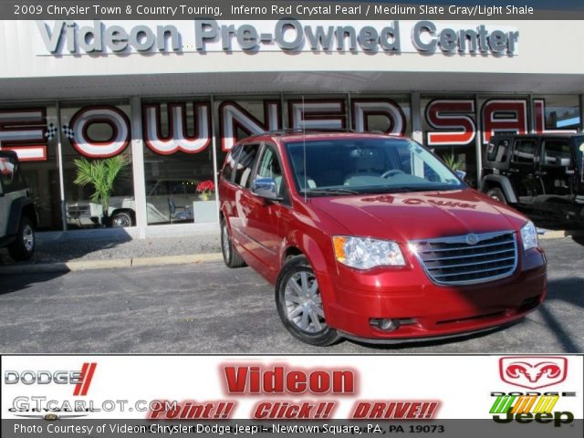 2009 Chrysler Town & Country Touring in Inferno Red Crystal Pearl