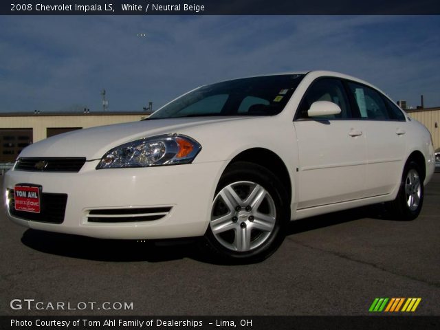 2008 Chevrolet Impala LS in White