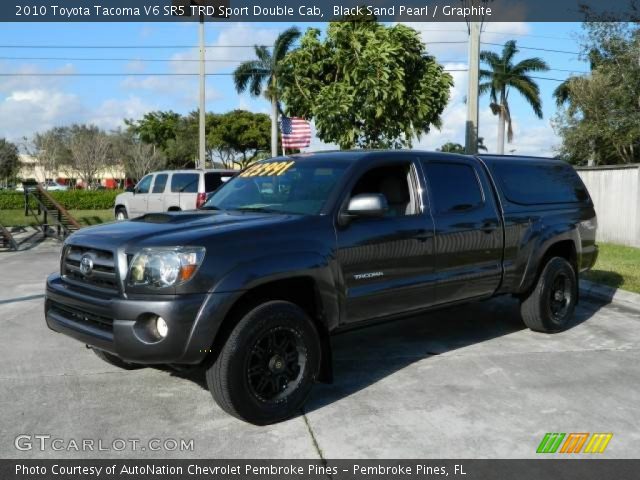 2010 Toyota Tacoma V6 SR5 TRD Sport Double Cab in Black Sand Pearl