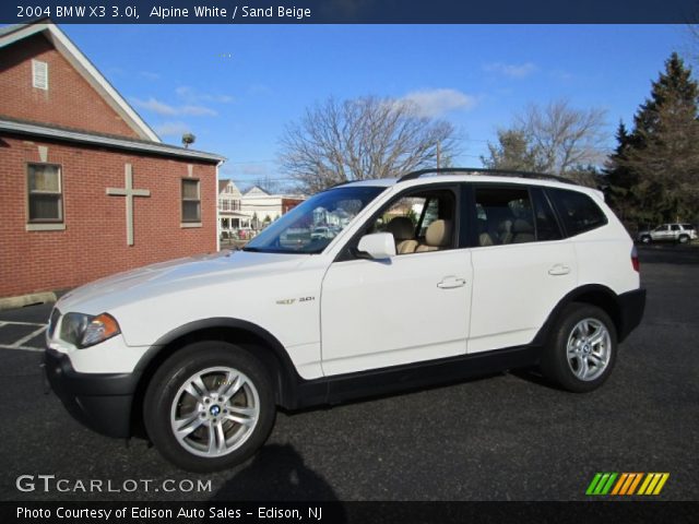 2004 BMW X3 3.0i in Alpine White