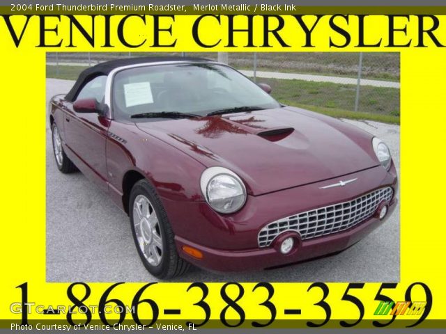 2004 Ford Thunderbird Premium Roadster in Merlot Metallic