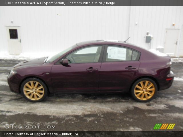 2007 Mazda MAZDA3 i Sport Sedan in Phantom Purple Mica