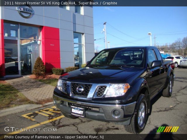 2011 Nissan Frontier SV V6 King Cab 4x4 in Super Black