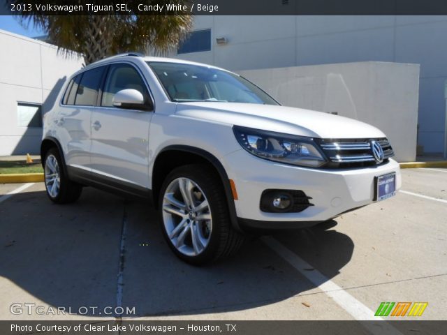 2013 Volkswagen Tiguan SEL in Candy White