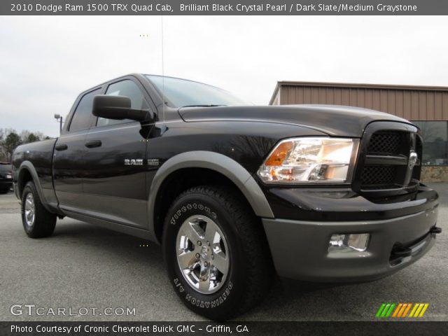 2010 Dodge Ram 1500 TRX Quad Cab in Brilliant Black Crystal Pearl