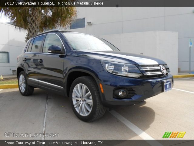 2013 Volkswagen Tiguan SE in Night Blue Metallic