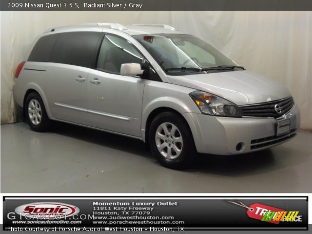 2009 Nissan Quest 3.5 S in Radiant Silver