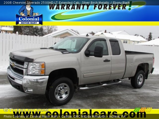 2008 Chevrolet Silverado 2500HD LT Extended Cab in Silver Birch Metallic