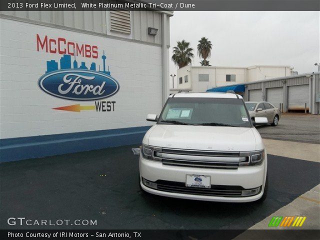 2013 Ford Flex Limited in White Platinum Metallic Tri-Coat