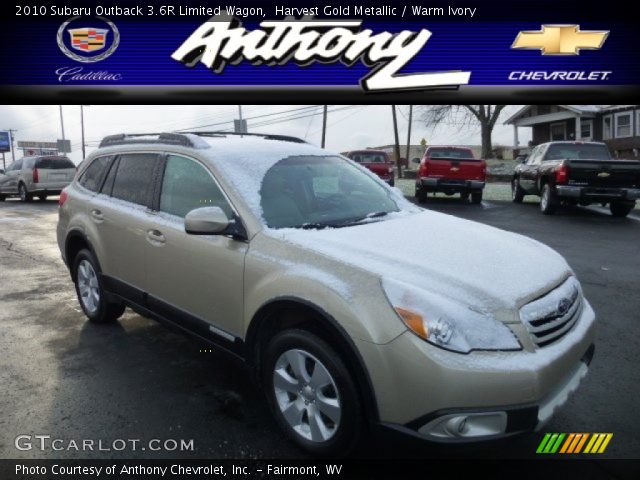 2010 Subaru Outback 3.6R Limited Wagon in Harvest Gold Metallic