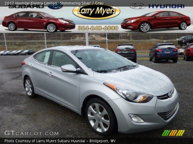 2012 Hyundai Elantra Limited in Shimmering Silver
