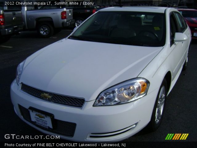 2012 Chevrolet Impala LT in Summit White