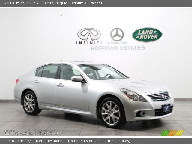 2010 Infiniti G 37 x S Sedan in Liquid Platinum
