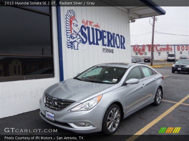 2013 Hyundai Sonata SE 2.0T in Radiant Silver