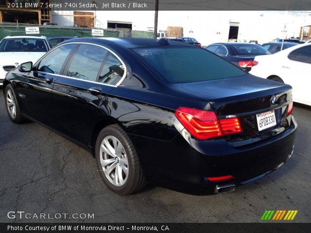 2011 BMW 7 Series 740i Sedan in Jet Black