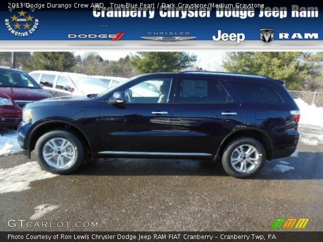 2013 Dodge Durango Crew AWD in True Blue Pearl