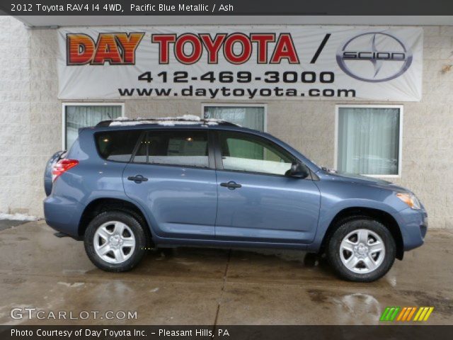 2012 Toyota RAV4 I4 4WD in Pacific Blue Metallic