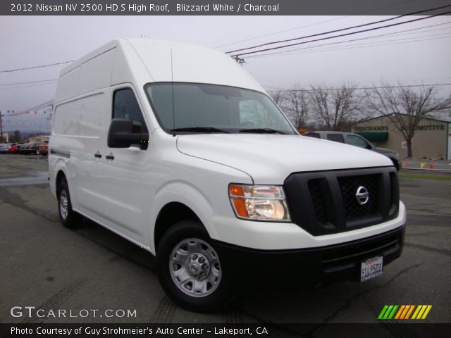 2012 Nissan NV 2500 HD S High Roof in Blizzard White