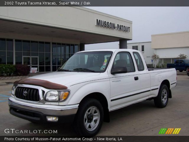 2002 Toyota Tacoma Xtracab in Super White