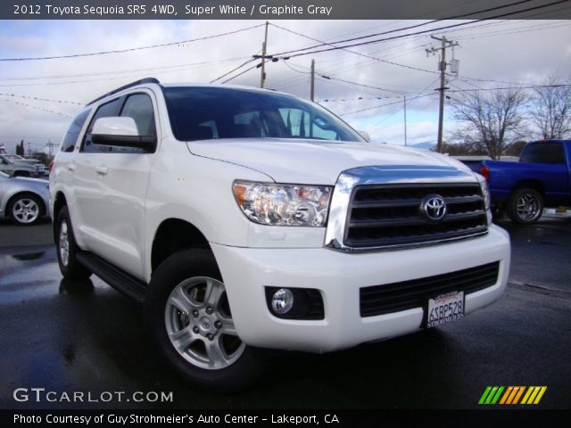 2012 Toyota Sequoia SR5 4WD in Super White