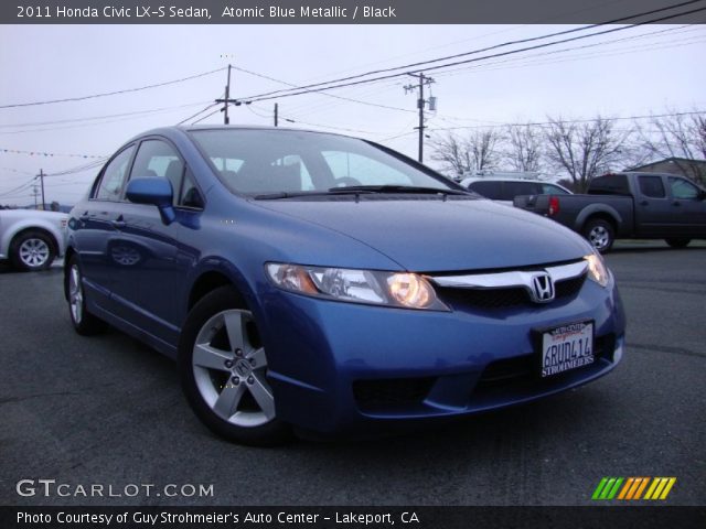 2011 Honda Civic LX-S Sedan in Atomic Blue Metallic