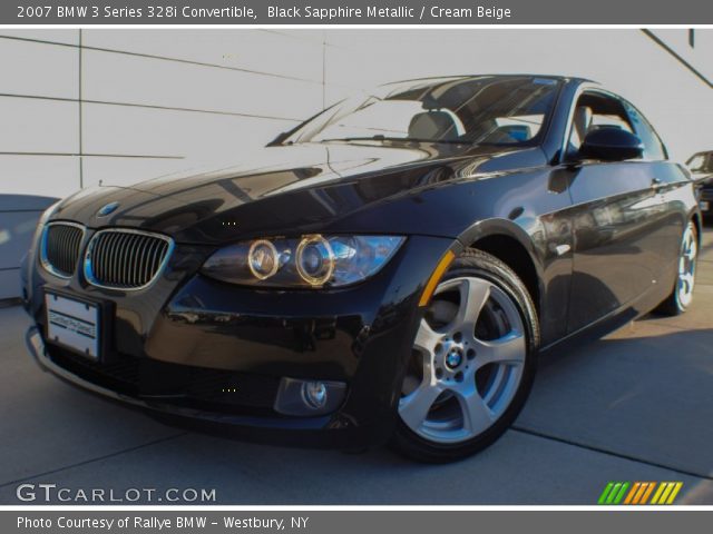 2007 BMW 3 Series 328i Convertible in Black Sapphire Metallic