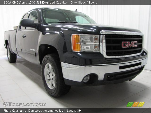 2009 GMC Sierra 1500 SLE Extended Cab 4x4 in Onyx Black