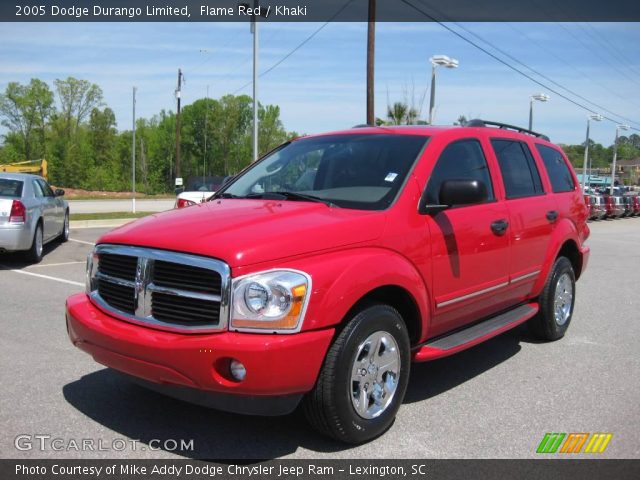 2005 Dodge Durango Limited in Flame Red