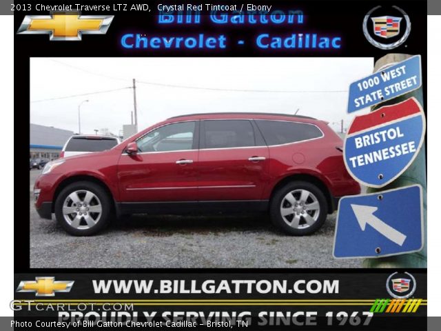 2013 Chevrolet Traverse LTZ AWD in Crystal Red Tintcoat
